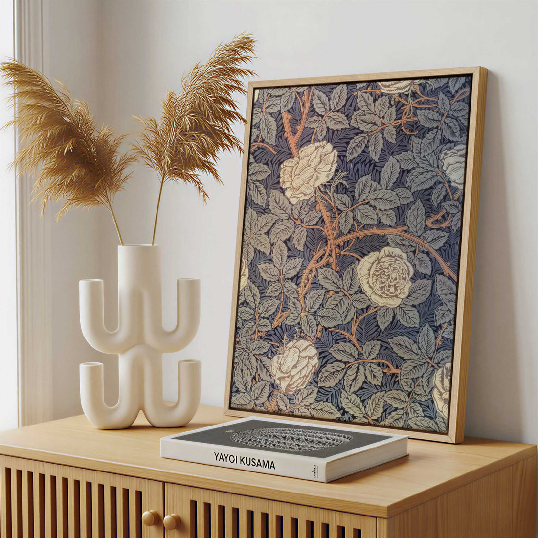 Framed Canvas - Framed canvas in a stylish interior setting