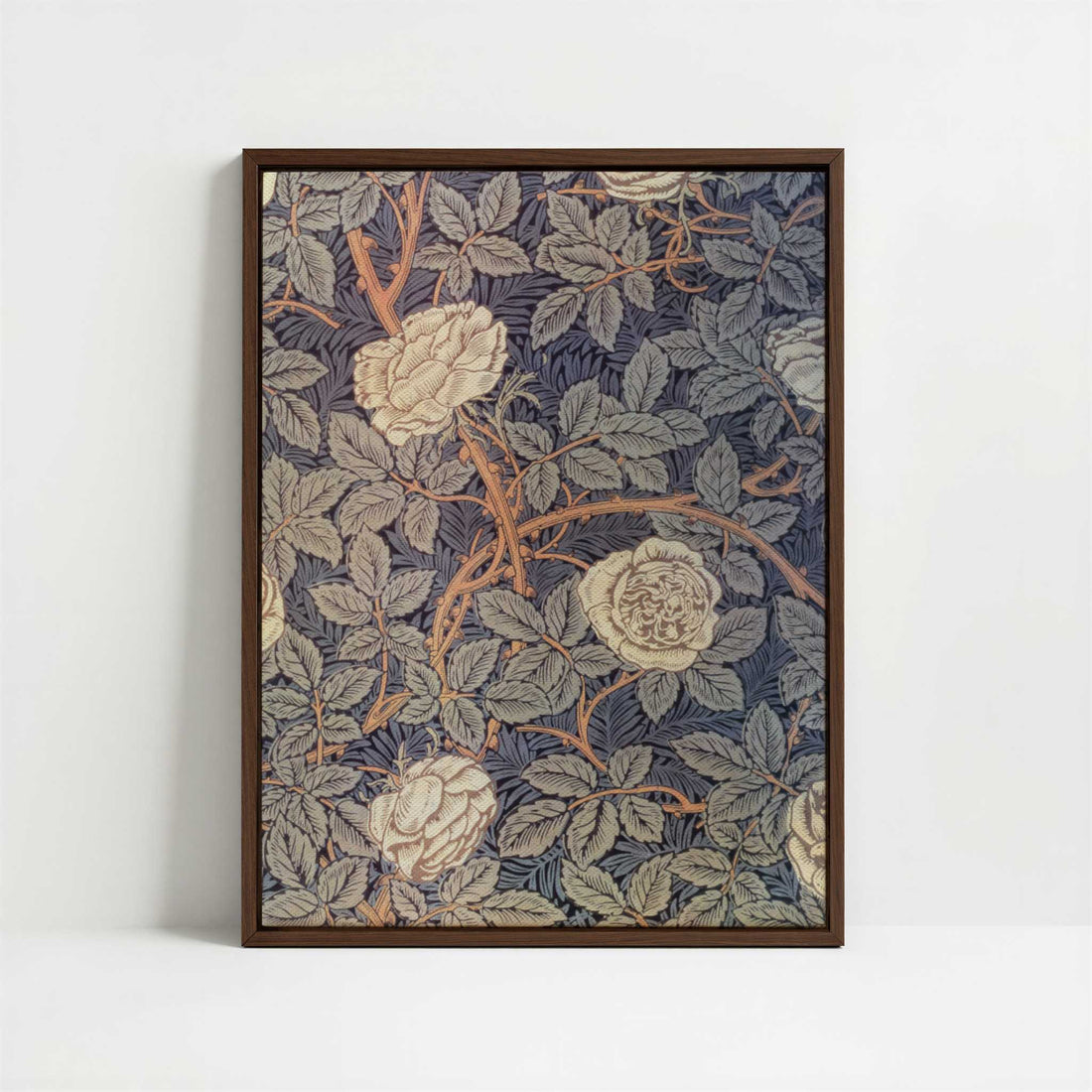 Framed Canvas - Framed canvas in dark wood color frame
