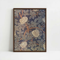 Framed Canvas - Framed canvas in dark wood color frame