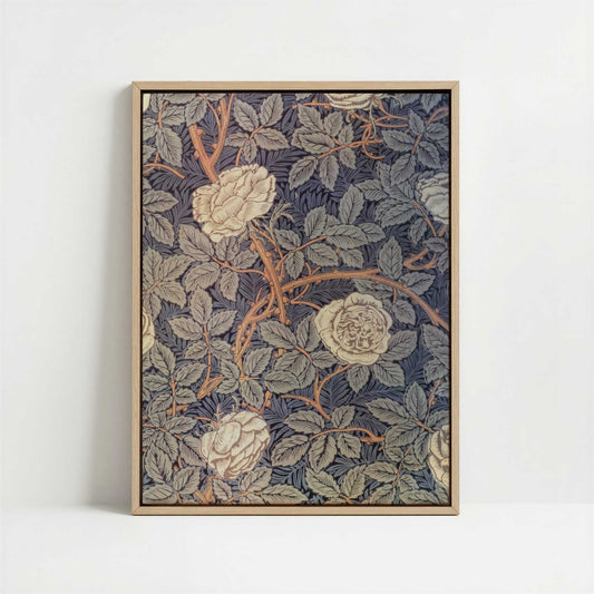 Framed Canvas - Framed canvas in oak color frame