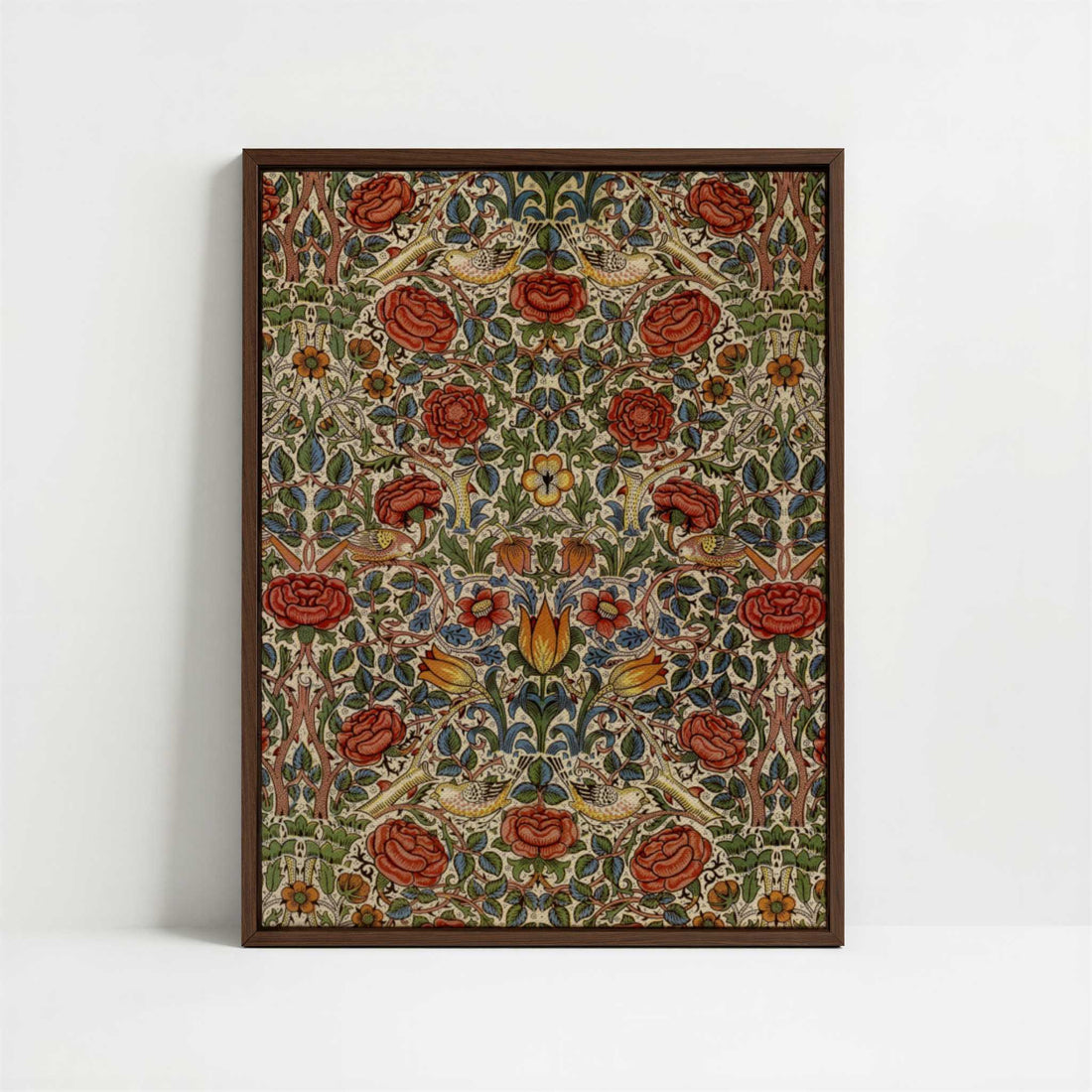 Framed Canvas - Framed canvas in dark wood color frame