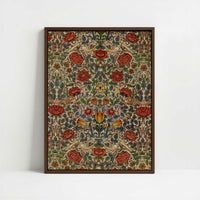 Framed Canvas - Framed canvas in dark wood color frame