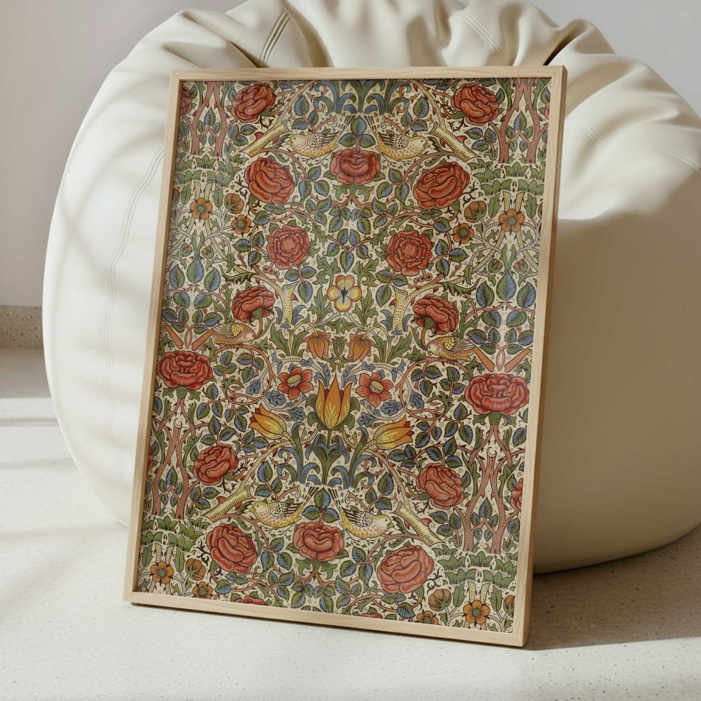 Rose Design (1883) by William Morris – Art Print - Interior inspiration