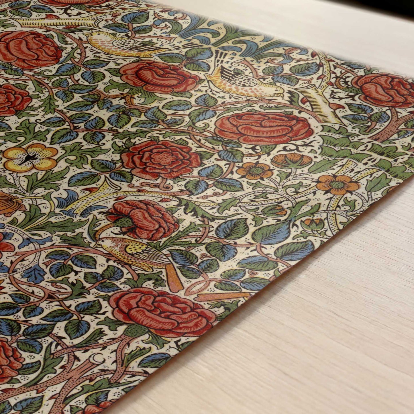 Rose Design (1883) by William Morris – Art Print - Close-up detail of the art print