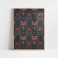 Snakeshead (1876) by William Morris – Art Print - Art print in oak frame