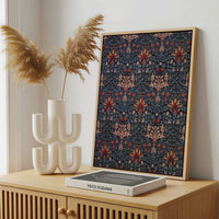 Framed Canvas - Framed canvas in a stylish interior setting