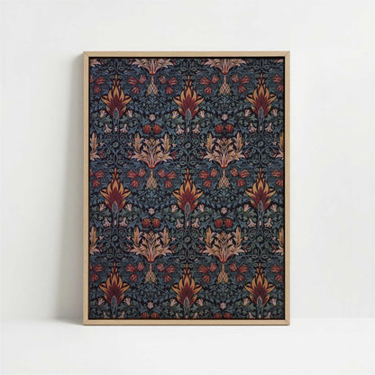 Framed Canvas - Framed canvas in oak color frame