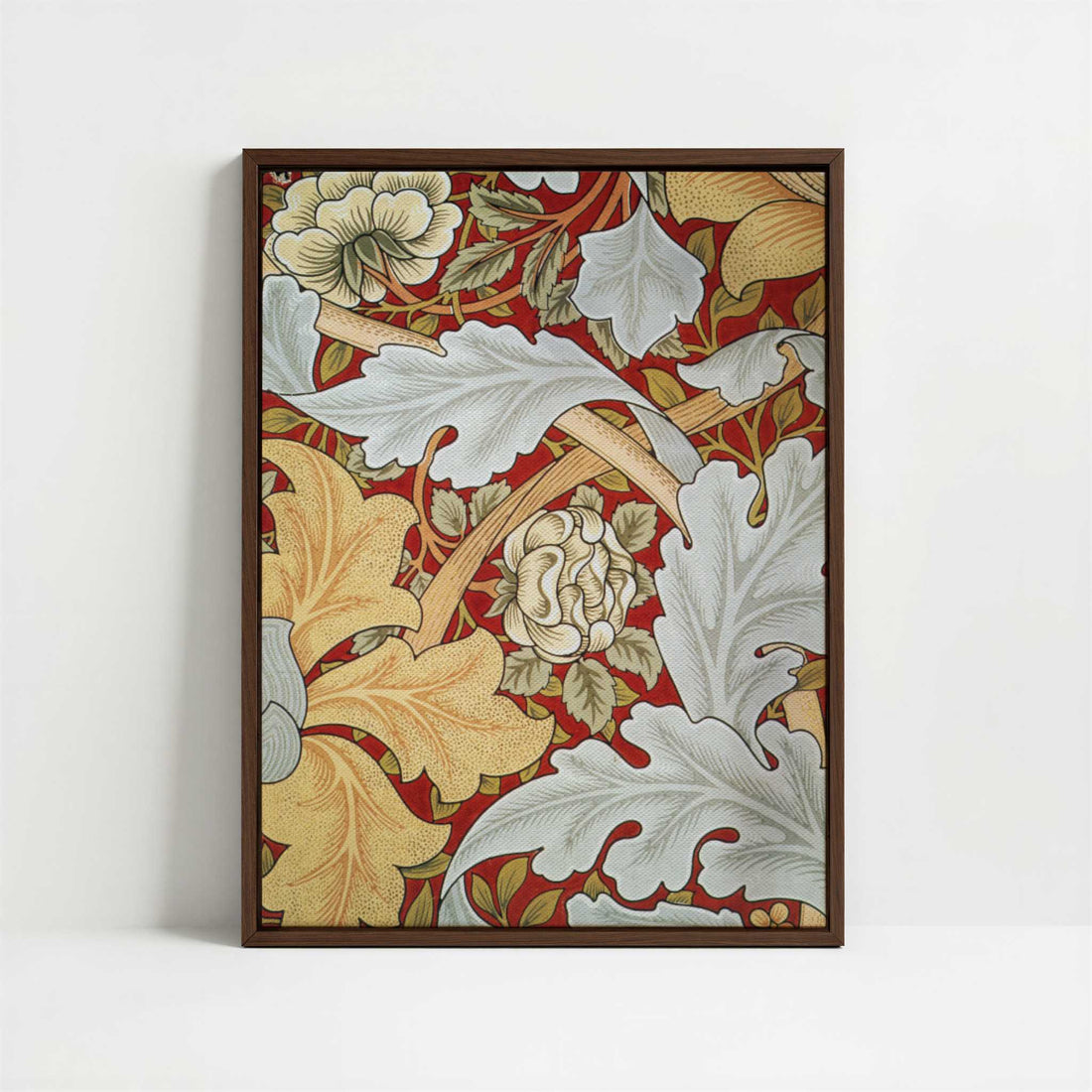Framed Canvas - Framed canvas in dark wood color frame