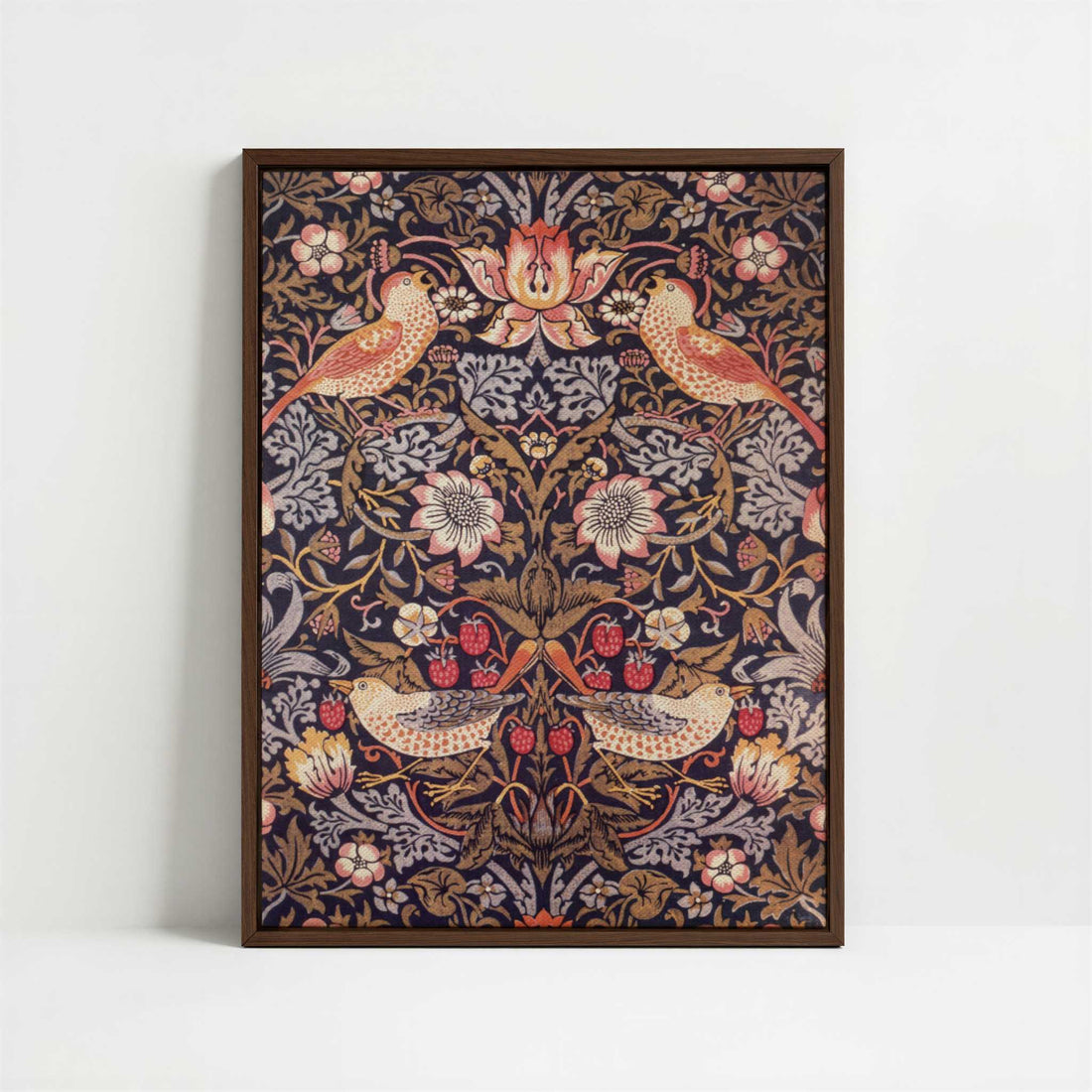 Framed Canvas - Framed canvas in dark wood color frame