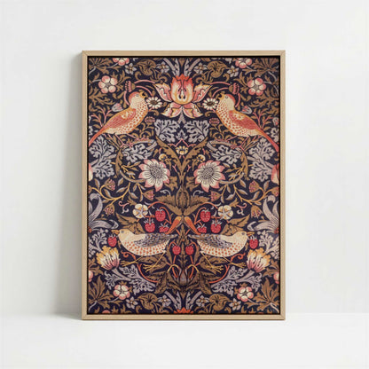 Framed Canvas - Framed canvas in oak color frame