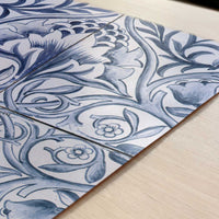 Tile Design (c.1875) by William Morris – Art Print - Close-up detail of the art print