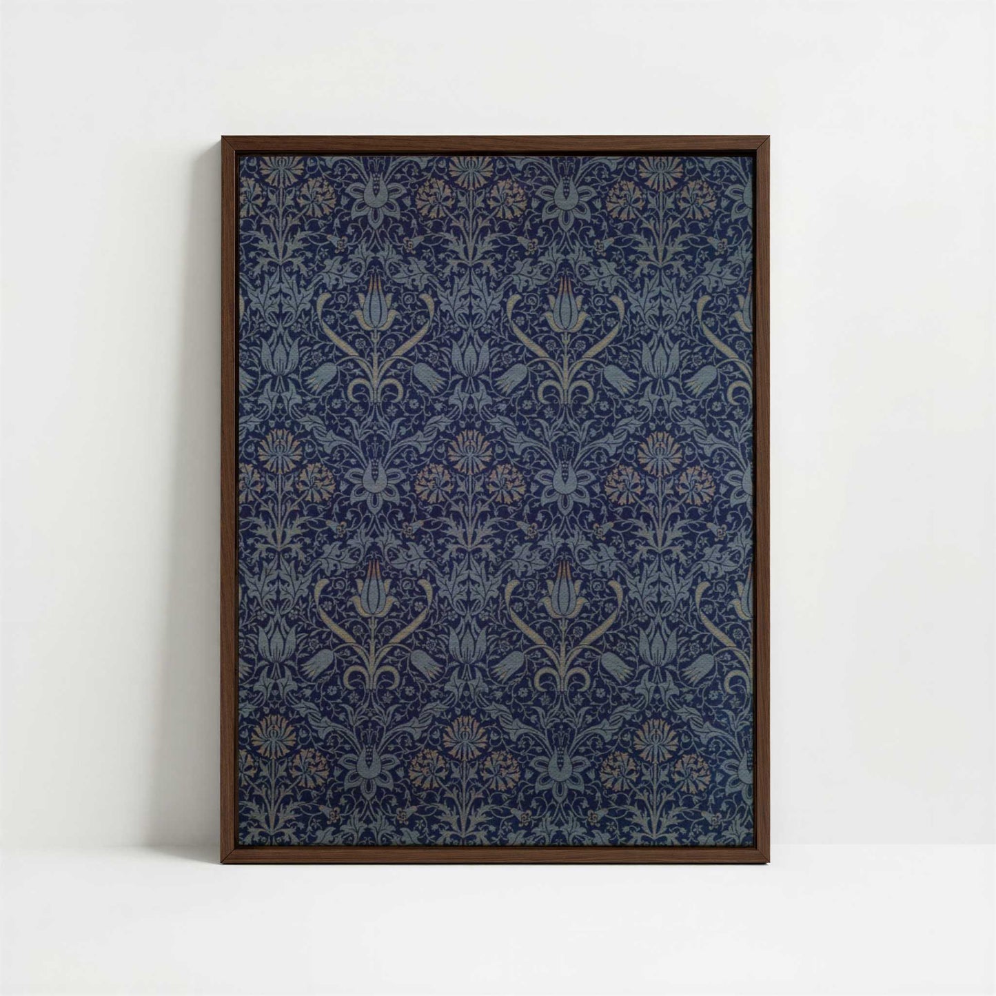 Framed Canvas - Framed canvas in dark wood color frame