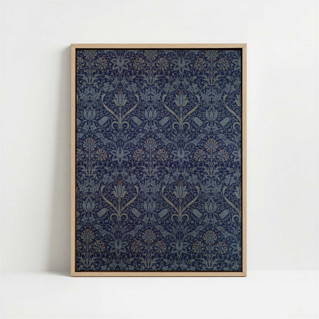 Framed Canvas - Framed canvas in oak color frame