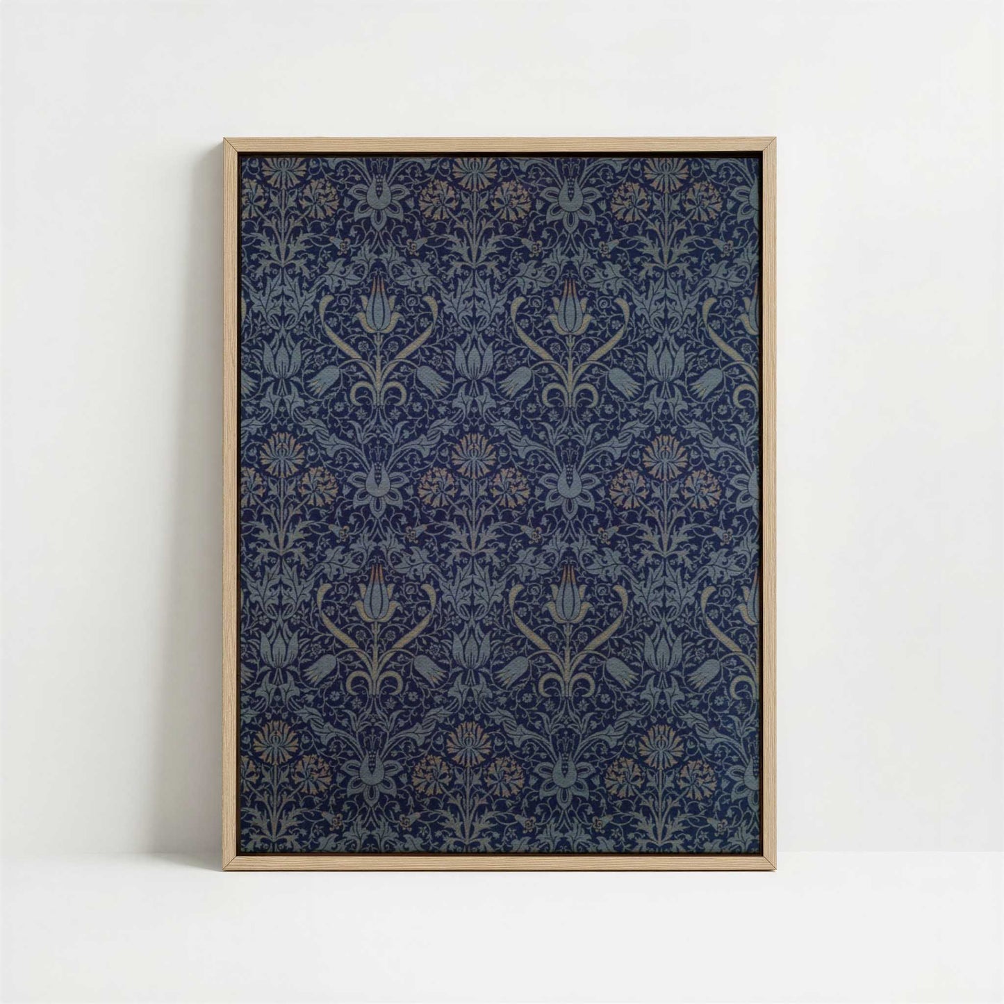 Framed Canvas - Framed canvas in oak color frame