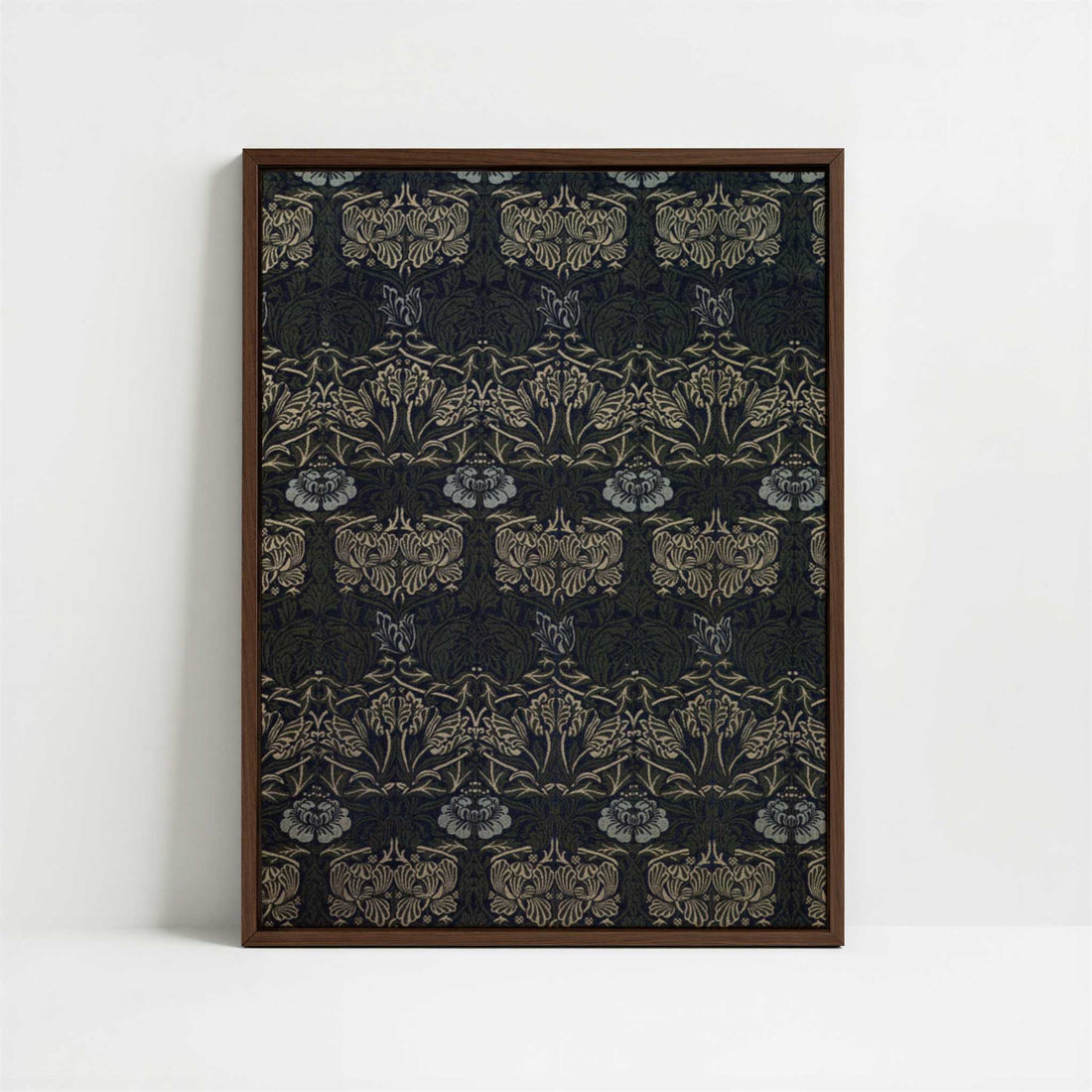 Framed Canvas - Framed canvas in dark wood color frame