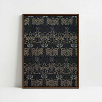 Framed Canvas - Framed canvas in dark wood color frame