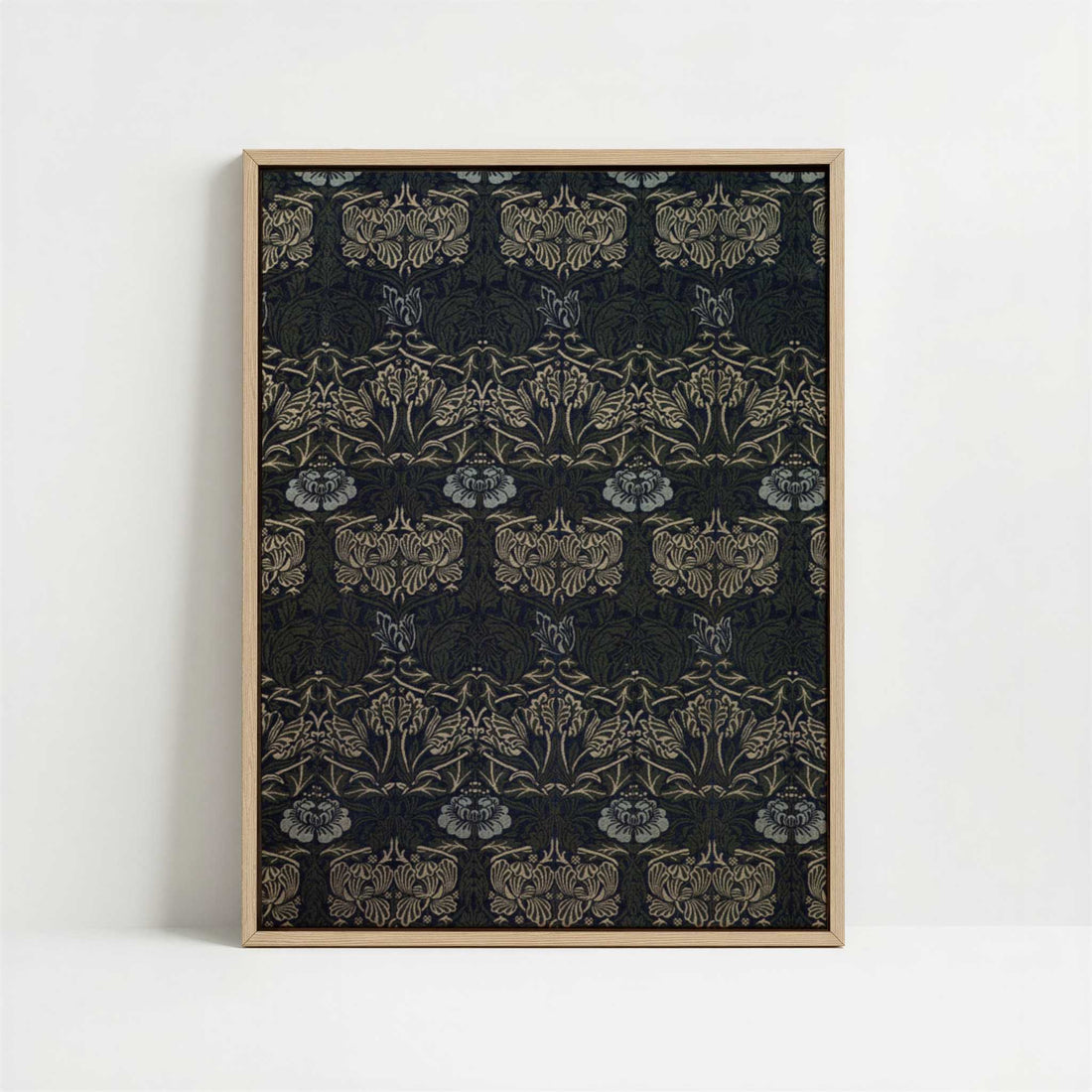 Framed Canvas - Framed canvas in oak color frame