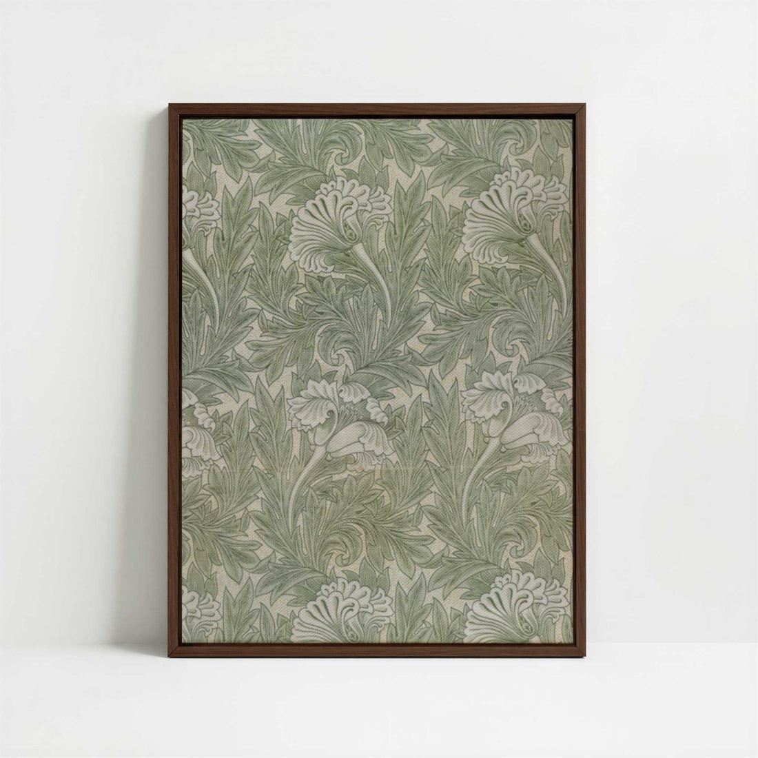 Framed Canvas - Framed canvas in dark wood color frame
