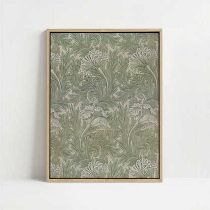 Framed Canvas - Framed canvas in oak color frame
