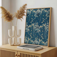 Framed Canvas - Framed canvas in a stylish interior setting
