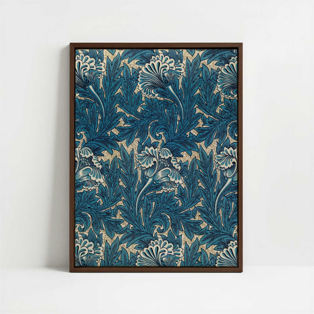 Framed Canvas - Framed canvas in dark wood color frame