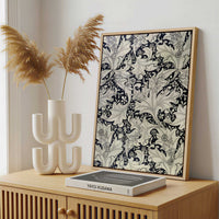Framed Canvas - Framed canvas in a stylish interior setting