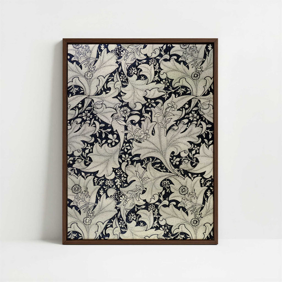 Framed Canvas - Framed canvas in dark wood color frame
