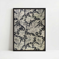 Framed Canvas - Framed canvas in black frame