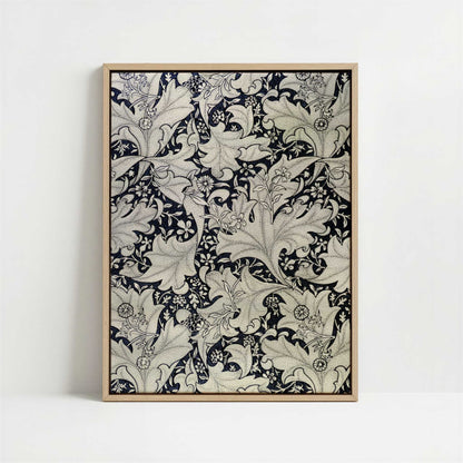 Framed Canvas - Framed canvas in oak color frame