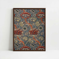 Framed Canvas - Framed canvas in dark wood color frame