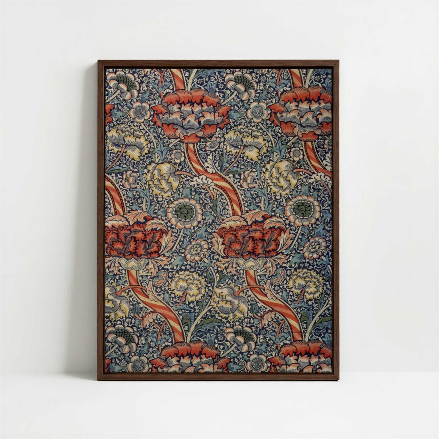 Framed Canvas - Framed canvas in dark wood color frame