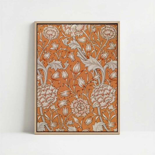 Framed Canvas - Framed canvas in oak color frame