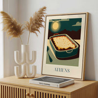 Framed Canvas - Framed canvas in a stylish interior setting