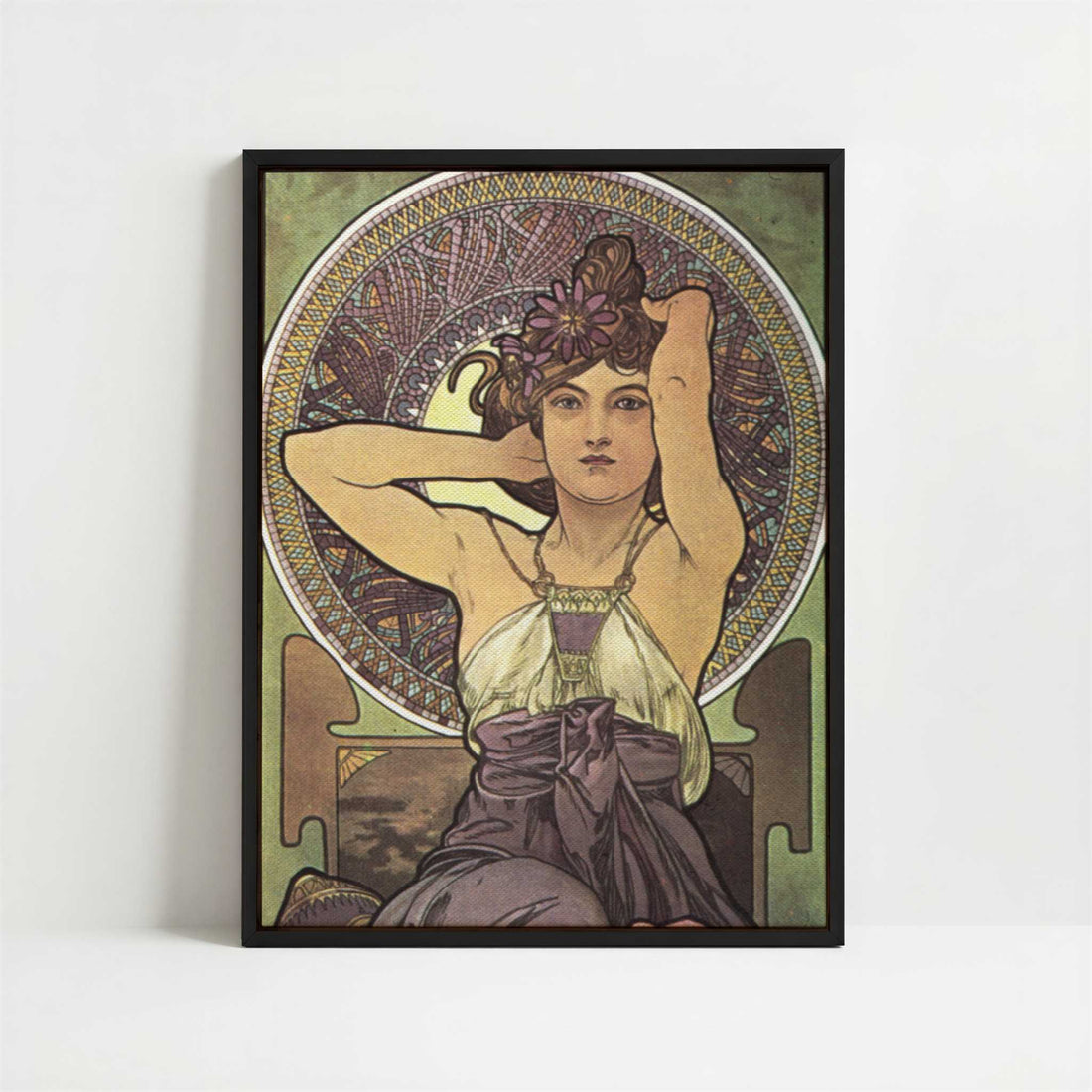 Framed Canvas - Framed canvas in black frame