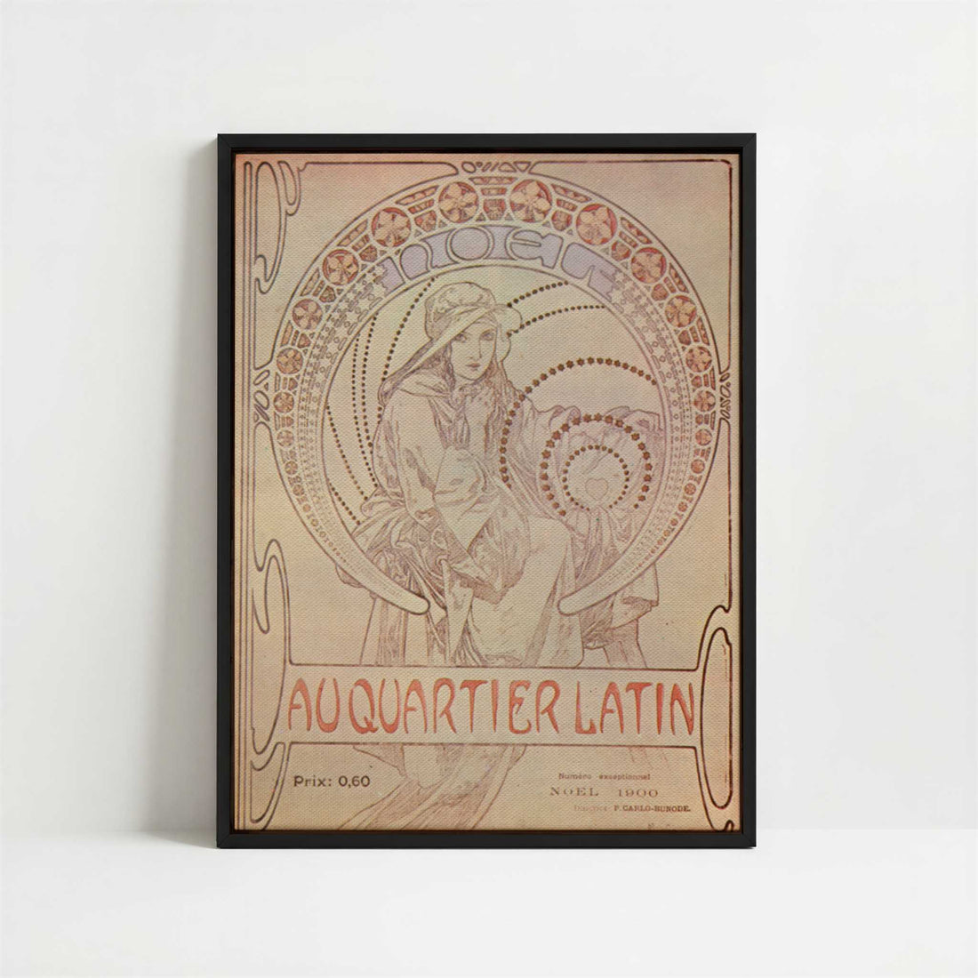 Framed Canvas - Framed canvas in black frame