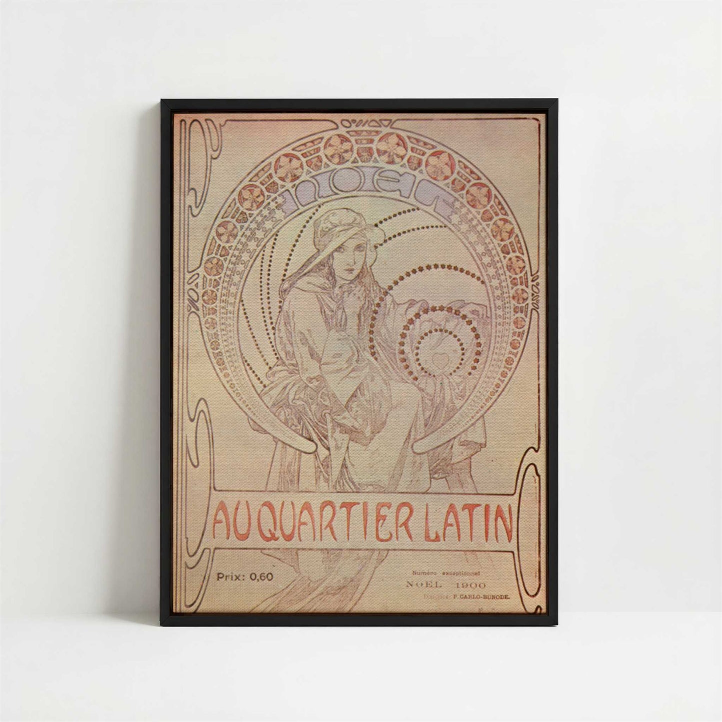 Framed Canvas - Framed canvas in black frame