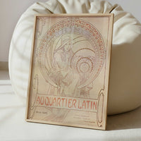 Au Quartier Latin (1900) by Alphonse Mucha – Art Print - Interior inspiration