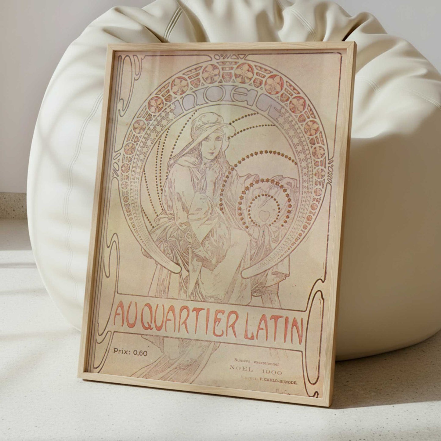 Au Quartier Latin (1900) by Alphonse Mucha – Art Print - Interior inspiration