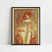 Framed Canvas - Framed canvas in black frame