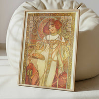 Autumn (1899) by Alphonse Mucha – Art Print - Interior inspiration