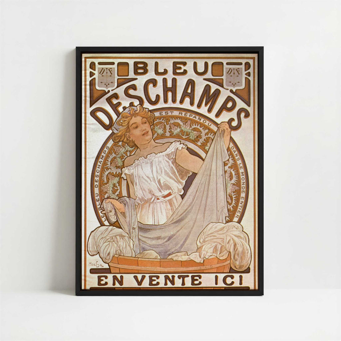 Framed Canvas - Framed canvas in black frame