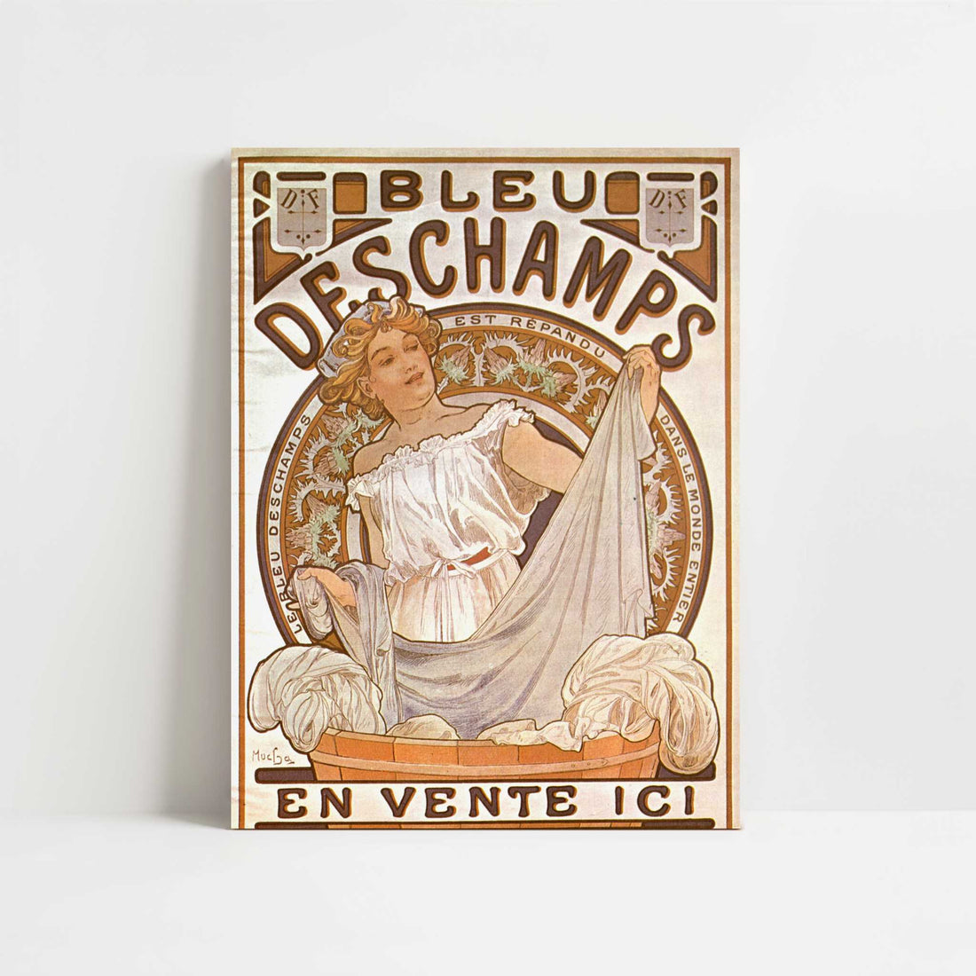 Bleu Deschamps (1897) by Alphonse Mucha – Art Print - Unframed art print