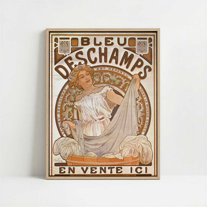 Framed Canvas - Framed canvas in oak color frame