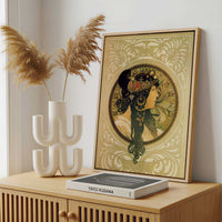 Framed Canvas - Framed canvas in a stylish interior setting