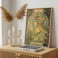 Framed Canvas - Framed canvas in a stylish interior setting