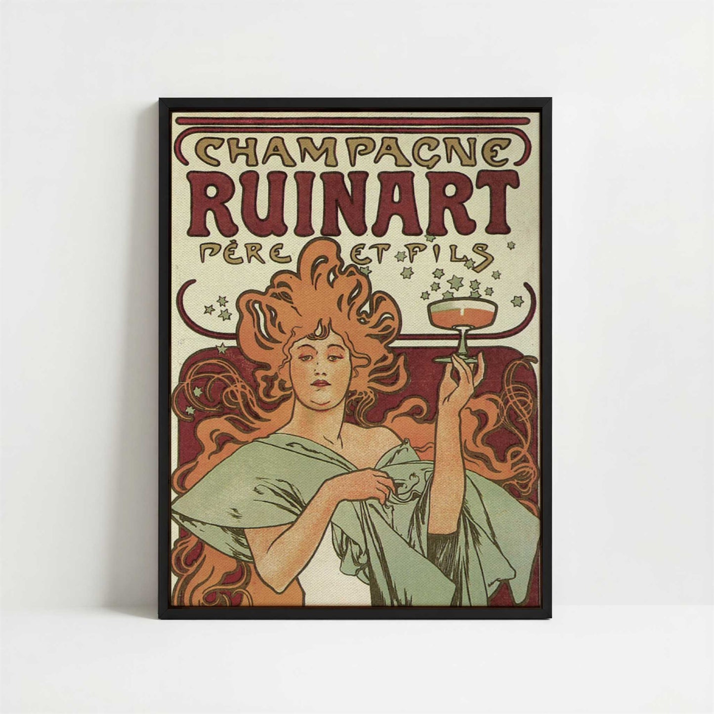 Framed Canvas - Framed canvas in black frame