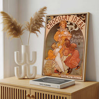 Framed Canvas - Framed canvas in a stylish interior setting