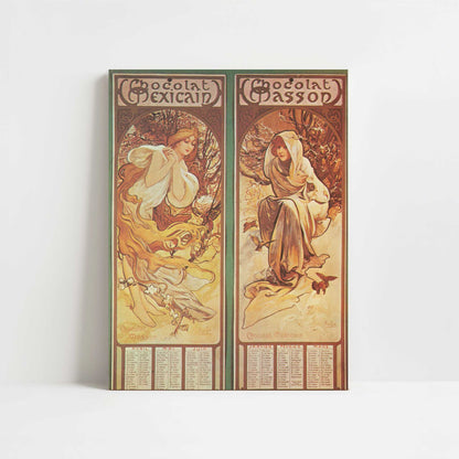 Chocolat Masson Mexicain 1 (1897) by Alphonse Mucha – Art Print - Unframed art print