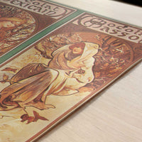 Chocolat Masson Mexicain 1 (1897) by Alphonse Mucha – Art Print - Close-up detail of the art print