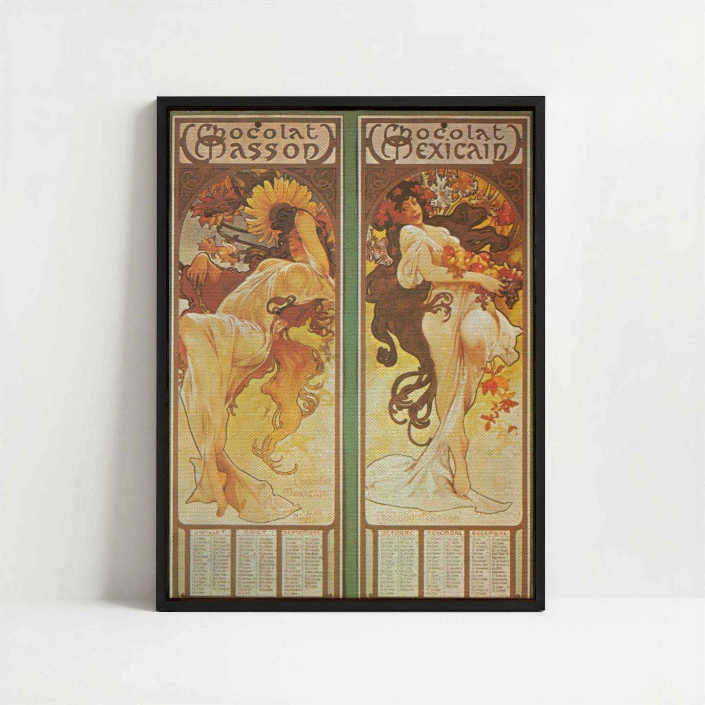 Framed Canvas - Framed canvas in black frame